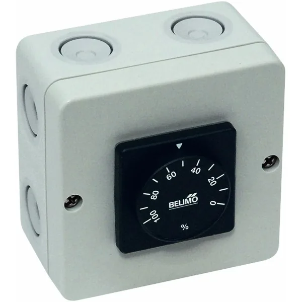 Posicionador manual Belimo SGA24 con carcasa, para actuadores Belimo excepto LM23000